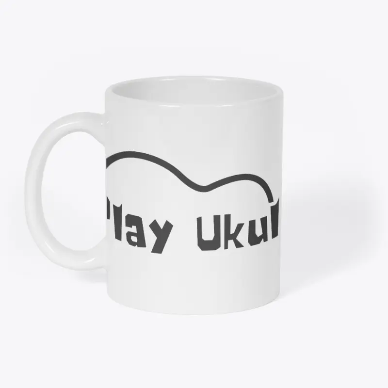 Play Ukulele NOW Coffee Mug - Grey Logo